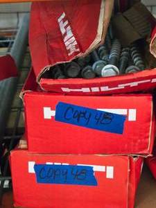 lot 995 image: Lot of (3 Boxes) Hilti Anchor Bolts 38x5