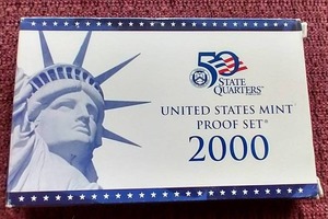 lot 11 image: 2000 U.S. Mint Proof Set