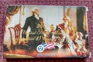 lot 21 image: 2007 U.S. Mint Presidential Dollar Proof Set