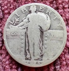 lot 43 image: 1925 Standing Liberty Quarter