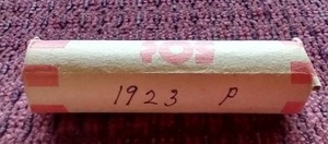 lot 77 image: 1923 Wheat Penny Roll