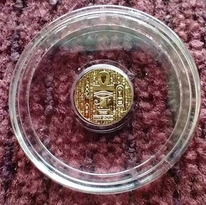 lot 79 image: 1200th Oz. Gold Coin