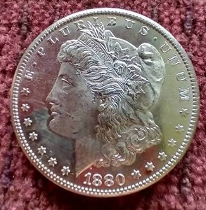 lot 87 image: Stunning 1880-S Proof-Like Morgan Dollar