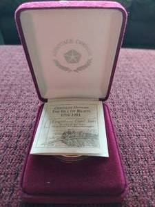 lot 113 image: 1991 Chrysler Bill of Rights 1 Oz Silver Medallion