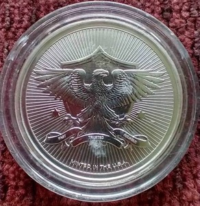 lot 116 image: 1 Oz Silver Round