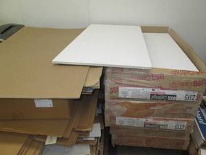 lot 161 image: Large stack of USG ceiling tiles 5...