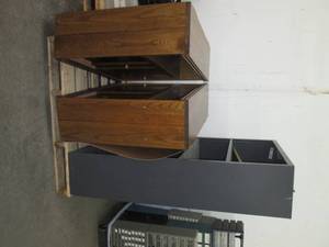 lot 188 image: Metal 5-tier office shelf plus a pa...