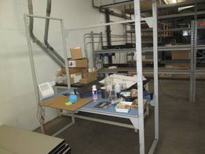 lot 197 image: Shelf with office supplies included