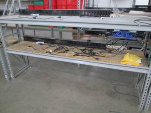 lot 109 image: Shelf with built in electrical wiring