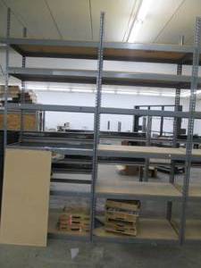 lot 116 image: 2 Sections of buttonhole shelving
