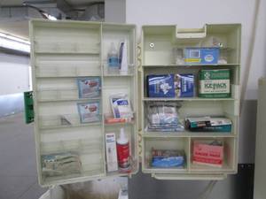 lot 126 image: First aid kit with contents
