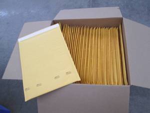 Box of U-Line bubble mailers