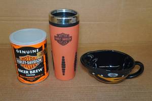 lot 175 image: Harley Davidson Mug, Travel Mug, Coffee Can
