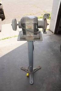 lot 66 image: Craftsman 13 HP Grinder on Stand