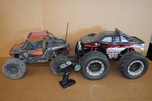 lot 198 image: 2 RC Monster Trucks