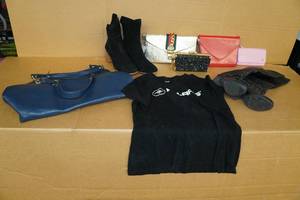 lot 209 image: Purses, Shoes and Shirt