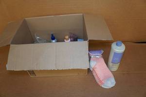 lot 240 image: Assorted Health & Beauty - Hair Products, Body Cream, Socks