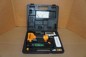 lot 13 image: Bostitch Pneumatic Brad Nailer and Finish Stapler