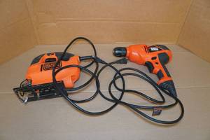 lot 29 image: Black & Decker Drill & Jig Saw