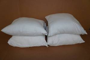 lot 110 image: Set of 4 Throw Pillow Inserts - 18x18