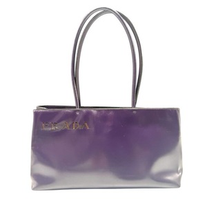 lot 35D image: Prada Purple Patent Leather Tote Bag Pre-Owned Retail $1,100