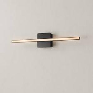 lot 26 image: Lot of Progress Lighting Phase 4 Collection 24 in. Matte Black Medium Modern Integrated 3CCT Integrated 1-Light LED Linear Vanity Light   Customer Returns See Pictures