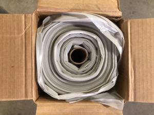 lot 10 image: HUSKY 20 ft. x 100 ft. Clear Plastic Sheeting 4 MIL  Customer Returns See Pictures
