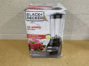 lot 338 image: BLACKDECKER 10-Speed Blender