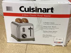 lot 449 image: Cuisinart Classic Two-Slice Toaster