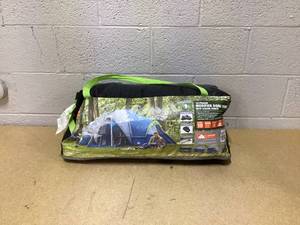 lot 405 image: Ozark Trail 10-Person Dome Tent with Screen Porch  3-Room Family Camping Tent with Weather Protection