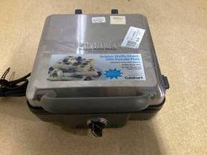 lot 471 image: Cuisinart Belgian Waffle Maker with Pancake Plates