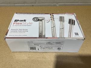 lot 4 image: Shark FlexStyle Air Styling & Drying System, Powerful Hair Blow Dryer and Multi-Styler,Straight & Wavy, HD430