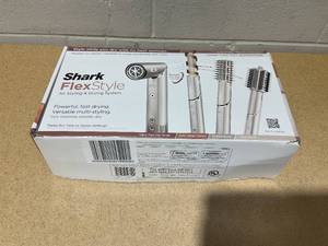 lot 5 image: Shark FlexStyle Air Styling & Drying System, Powerful Hair Blow Dryer and Multi-Styler,Straight & Wavy, HD430