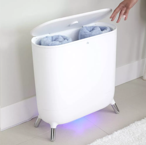 lot 7 image: Sharper Image SpaStudio Towel Warmer Heated Comfort Aromatherapy
