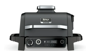 lot 25 image: Ninja Woodfire 7-in-1 Outdoor Grill, Master Grill, BBQ Smoker, & Outdoor Airfryer with Woodfire Technology, OG701