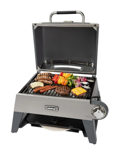 lot 26 image: Cuisinart CGG-403 3-in-1 Grill, Griddle and Pizza Oven, Stainless Steel