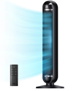 lot 137 image: Dreo Tower Fan, 27fts Velocity Quiet Floor Fan, 90° Oscillating Fans for Indoors with 8 Speeds, 4 Modes
