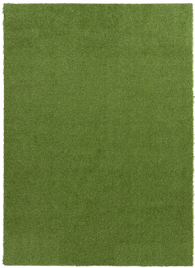 lot 169 image: Mainstays 5x7 Green Faux Grass Outdoor Rug