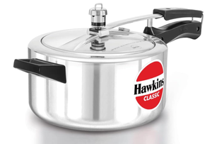 lot 173 image: Hawkins Classic Aluminum Pressure Cooker, 4 Litre