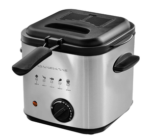 lot 175 image: OVENTE Electric Deep Fryer 1.5 Liter Capacity, Lid with Viewing Window, Removable Frying Basket