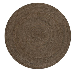 lot 207 image: JONATHAN Y Zara Braided Coastal Cottage Round Jute Brown Round Area Rug