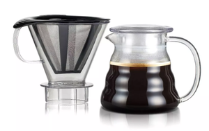 lot 211 image: Bodum Melior 5c 20oz Pour Over Coffee Maker Manual Coffee Dripper, 5 Cup Capacity
