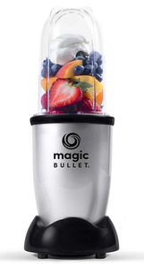 lot 372 image: Magic Bullet Essential Personal Blender, Silver - 250W Motor with Tall Cup