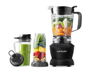 lot 466 image: NutriBullet Blender Full Size Combo 1200 Watt 64 oz
