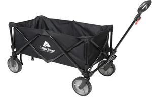 lot 192 image: Ozark Trail Multi-Purpose Big Bucket Cart, Durable Black Wagon