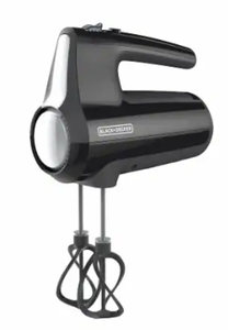 lot 198 image: BLACK  DECKER Helix Performance Premium Hand Mixer - Black