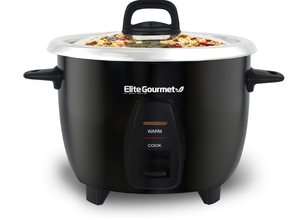 lot 225 image: Elite Gourmet ERC2001BX 10-Cup Electric Rice Cooker