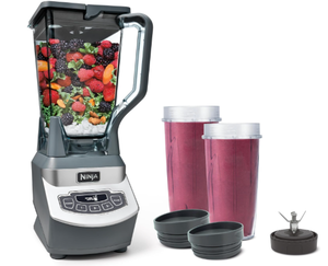 lot 232 image: Ninja BL660 Professional Compact Smoothie & Food Processing Blender, 1100-Watts, 3 Functions -for Frozen Drinks, Smoothies
