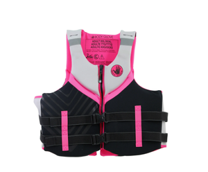 lot 300 image: LOT OF 2 Body Glove Womens Adult Neoprene PFD Life Jacket and Vest, Dual Size 2XL3XL, Pink and Blue