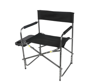 lot 301 image: LOT OF 2 Ozark Trail WFC-95200 Directors Chair with Side Table, Adult, Black